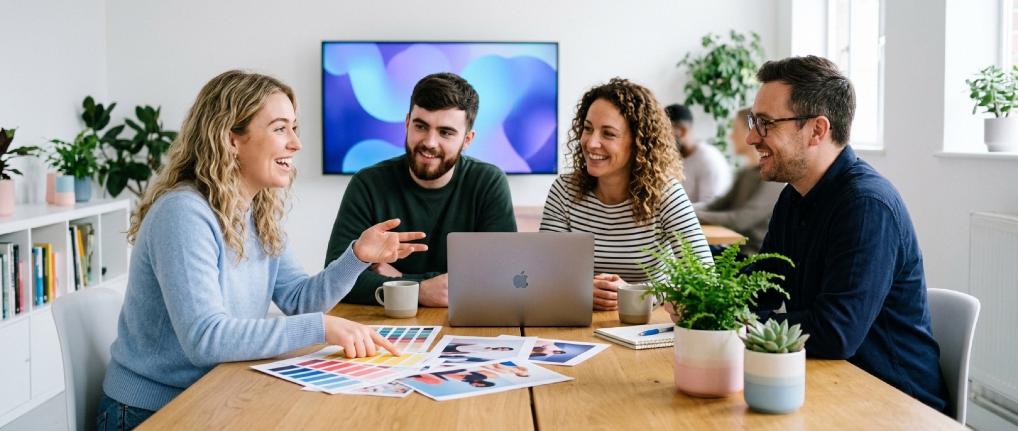 Il team Brebek al lavoro su un progetto